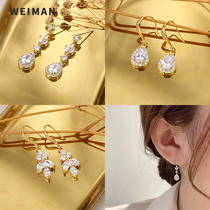 2021 Autumn Winter New Trends Advanced Senses Earrings Woman Growth Jewel Ear Nail Small Crowddesign Sense of Temperament Earrings