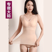 Large size new style bra-free cool shaping vest with breast pads to control tummy and reduce tummy body slimming body shaping top