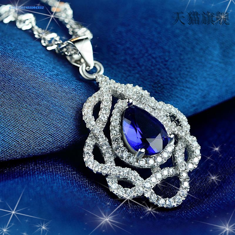 Trill paragraphs with TK925 silver red charity necklace with web celebrity female ceramic contracted male spring is small