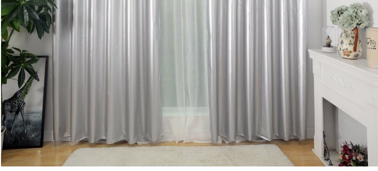 Rèm vải đầy đủ hoàn thành tùy chỉnh sàn nổi phòng khách phòng ngủ ban công chống nắng cách nhiệt đơn giản hiện đại - Phụ kiện rèm cửa