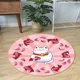 Sakura hoạt hình dễ thương màu hồng ma thuật vòng tròn trẻ em thảm may mắn mèo phòng ngủ sàn mat máy tính ghế treo giỏ pad