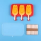 Silicone kem khuôn phim hoạt hình nhà tự làm kem kem hấp kem popsicle popsicle đá bào - Tự làm khuôn nướng