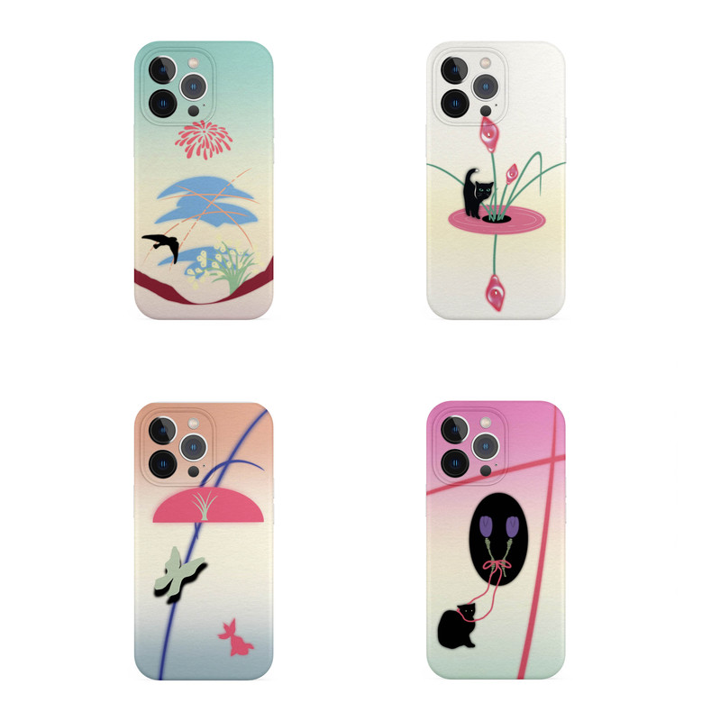 New Year's and Easter Edition, All-Inclusive Transparent Edge Anti-Drop Soft Phone Case, Loubao Original Painting