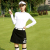 Quần áo golf ZG-6 mới 2018 Quần áo nữ mùa thu và mùa đông áo khoác ngắn màu trắng quần ngắn bán túi đựng gậy golf mini	 Golf