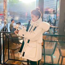 Maje moscoloni Parker Down Jacket Womens Winter Korean Loose 2021 New Small Workwear Jacket