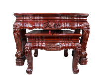 Vingli Buddha Table Lotus Tiger Foot Niche Gongtai Combined African Yellow Pear Pearl Pearl 176