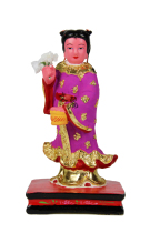 Vingli Buddha solemn Buddha statue of Minnan wood statue of all-incense chamber hand-carving Taijin standing Qinggu