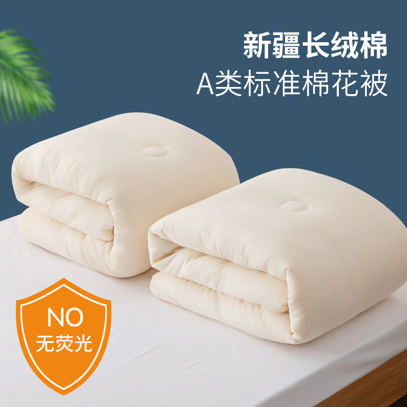 Xinjiang cotton quilt handmade quilt quilt core Autumn and winter quilt thickened warm spring and autumn cotton bedding quilt mattress custom