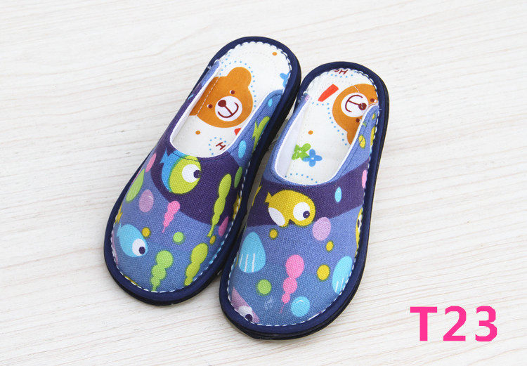 Pantoufles enfants en coton - semelle Melaleuca - Ref 986747 Image 21