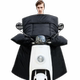 Velvet and thickened electric motorcycle windshield is granted with a wish