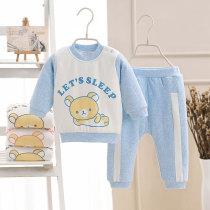 Baby Clip Cotton Suit Autumn Winter Pure Cotton Newborn Clothes Warm men and women Gcotton 6-12 months out of clothing