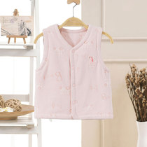 Baby waistcoat Autumn Winter Clip Cotton Thickened Outside Wearing Baby Warm Vest Men and women Mockon waistcoat Shoulder Outside Autumn Clothing
