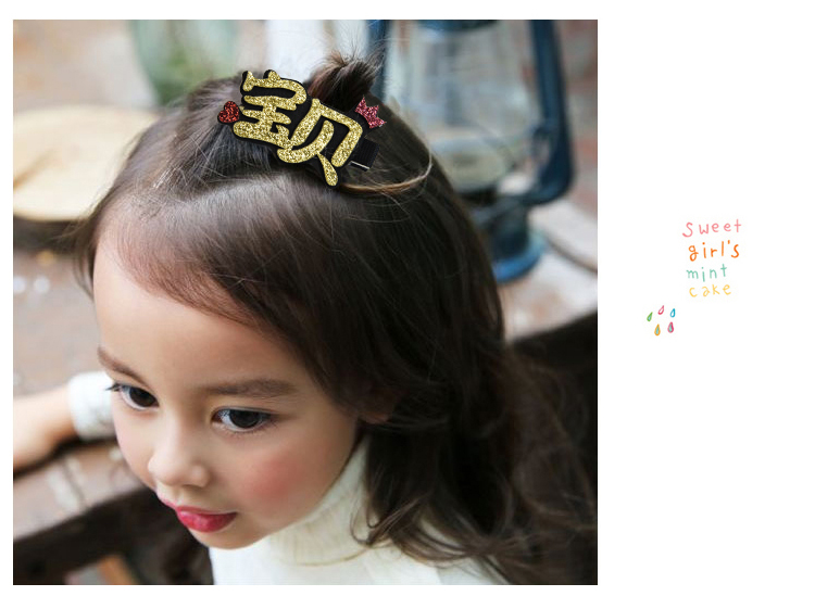 Dễ thương nhân vật Trung Quốc flash vải bên clip phụ kiện tóc trẻ em kẹp tóc nữ bé bangs clip cô gái kẹp tóc kẹp đầu trang sức - Phụ kiện tóc phụ kiện tóc ngắn