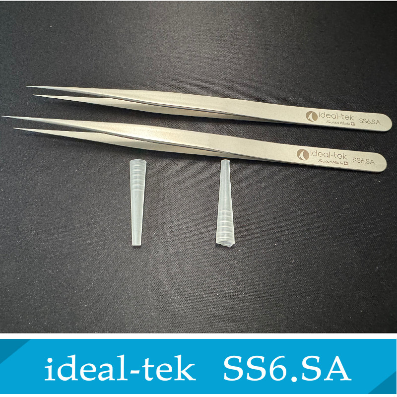 瑞士ideal-tek镊子SS6.SA 瑞士进口抗磁不锈钢尖头微电子组装镊子