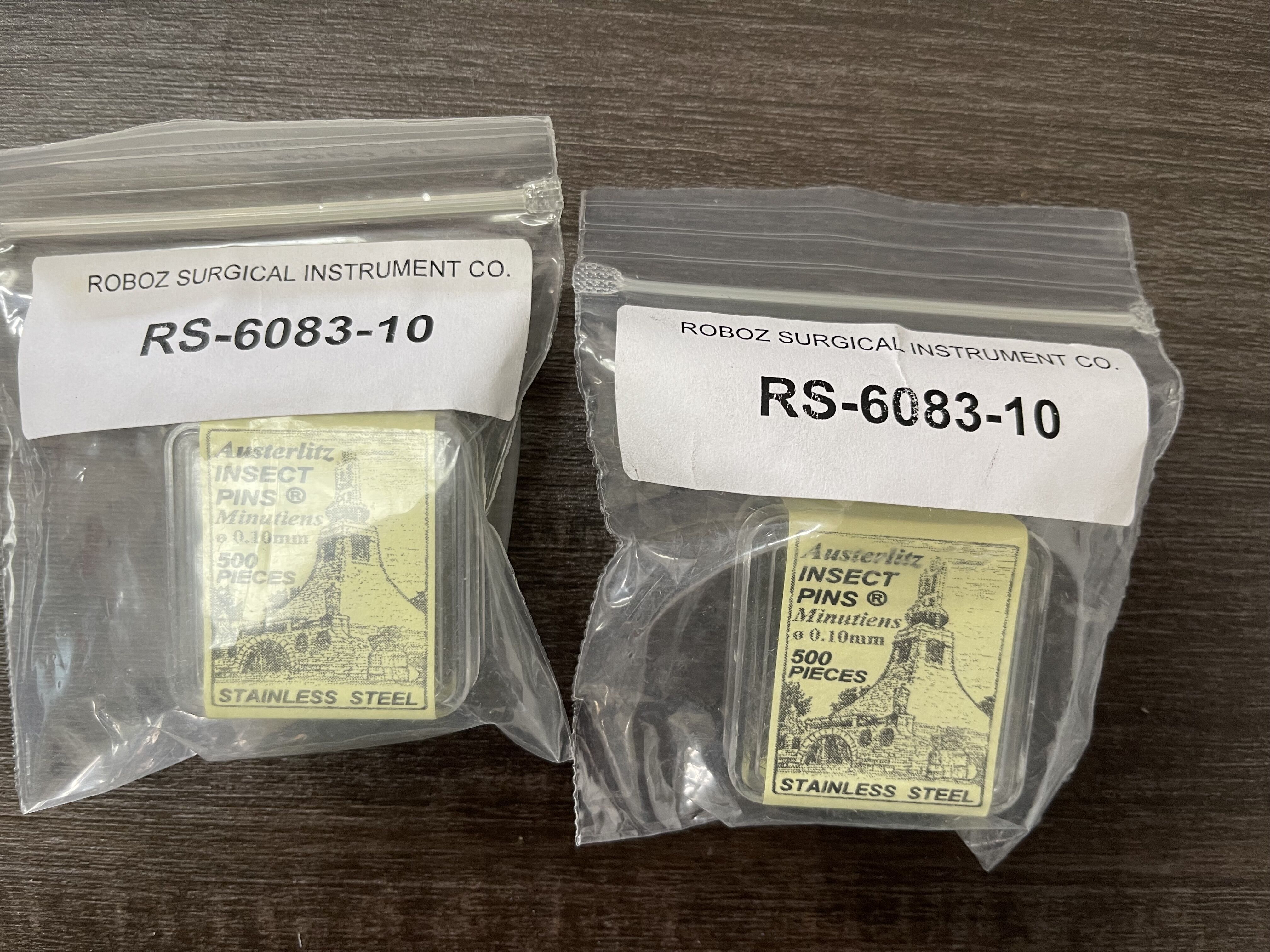 动物解剖微型针RS-6083-10 不锈钢昆虫针 显微解剖针