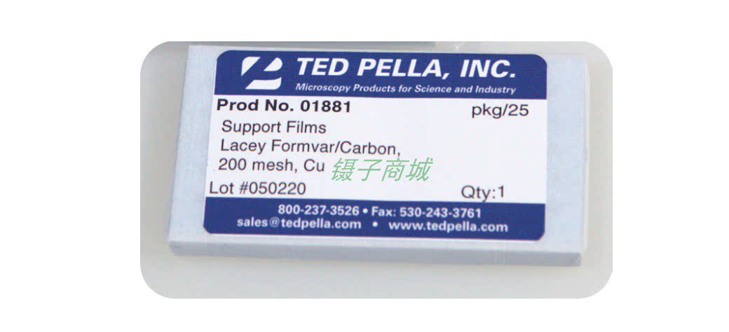 ted pella铜网微栅支持膜01881 进口200目铜网微栅支持膜 01881-F