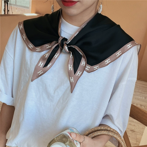 Универсальный осенний шарф, тонкий фальшивый воротник, накидка, юбка, с защитой шеи