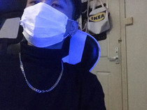  19 STUDIO chain necklace couple ins hip-hop street jewelry Korean metal titanium steel snake bone necklace men and women