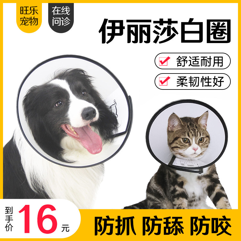 Dog Elizabeth ring head cat neck neck cat neck and cat dog dog head cover anti-bite ring