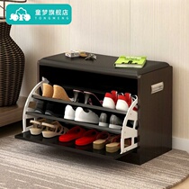 Shoe stool flip type low shoe box Japanese open door into the door flip porch can sit on shoes stool fashion shoe cabinet