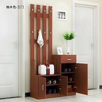 Shoe cabinet hanger combination integrated clothes and hats foyer multifunctional floor-to-ceiling shoe rack bedroom home with screen living room and