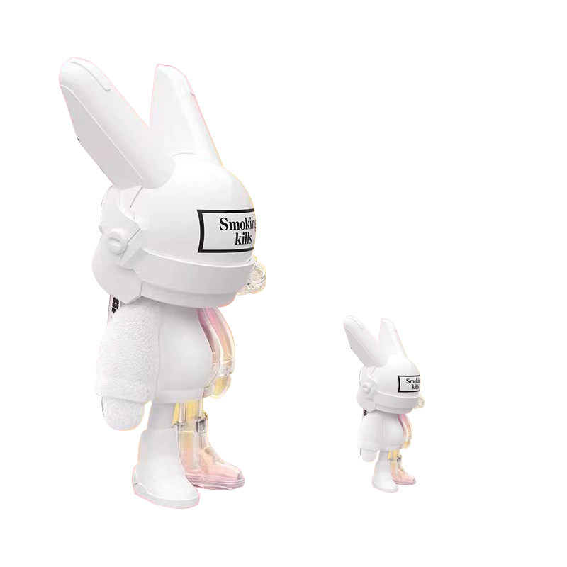 ROBBi x #FR2 Smoking Rabbit 娇雾梦境400%联名潮玩实测体验_潮玩大体_