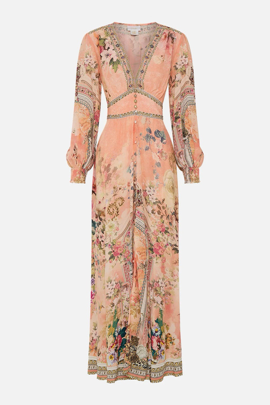 Silk Dress, High-End Light Luxury Mulberry Silk, New French Style Camilla Slim Fit Slimming Holiday Princess Long Dress for Women Silk Dress, High-End Light Luxury Mulberry Silk, New French Style Camilla Slim Fit Slimming Holiday Princess Long Dress for Women