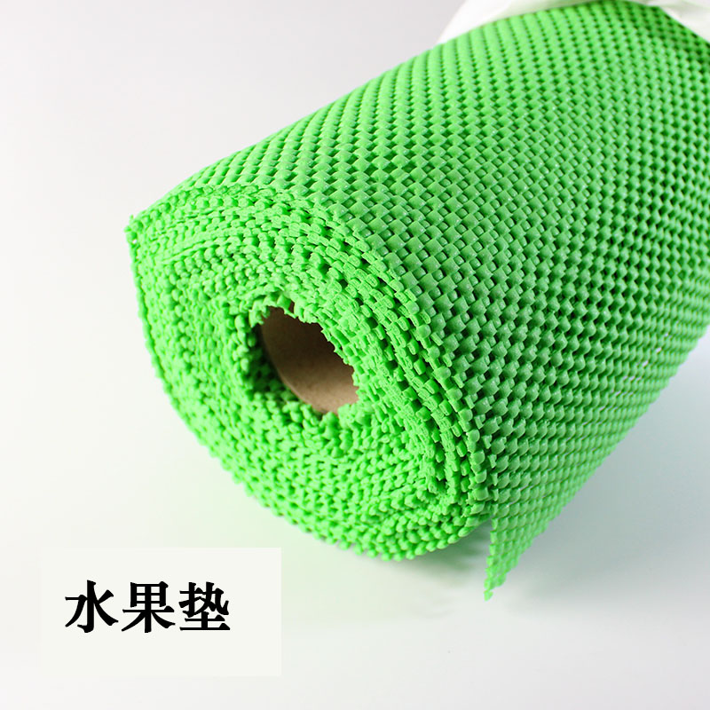Meichen supermarket vegetable mat fruit and vegetable bedding shelf display fresh mat grid tablecloth fruit shop non-slip mat