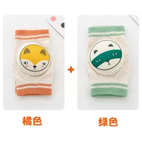 Кирпичная красная лиса+фруктовый зеленый медведь [2 двойная упаковка]