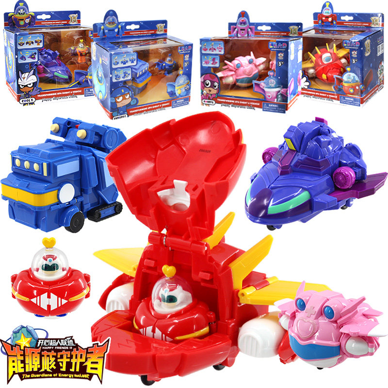 Happy Superman League Careful Biker Deformation Sweetheart SuperStar Skill Ball Careless Shuttle Boy Toy