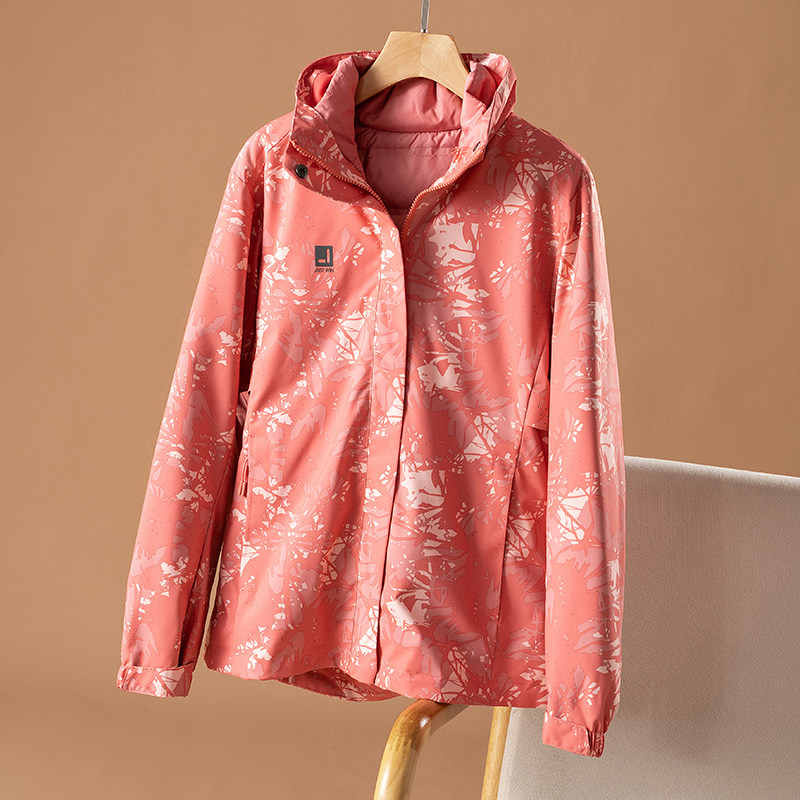 Warm inner bile down jacket sleeves casual fashion hooded autumn and winter jacket that can be worn anytime