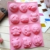 12 chòm sao silicone khuôn DIY handmade khuôn sô cô la handmade xà phòng làm khuôn 12 chòm sao 2 khuôn làm bánh Tự làm khuôn nướng