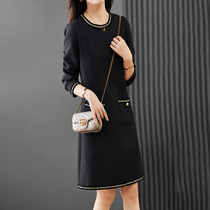 Mapping Hong Kong light luxury high-end small fragrance dress women 2022 spring and autumn new high-end slim skirt