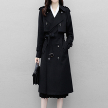 Mapping Hong Kong Light Extravagant Temperament to repair waistcoat High-end Yinglun Wind Medium Long big coat jacket