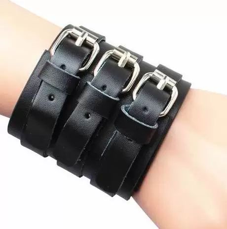 Браслет Trend удлинённый, панк-стиль, искусственная кожа с металлическими шипами, регулируемый