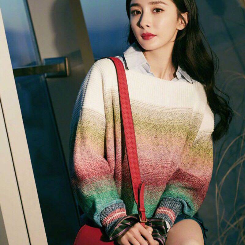 Hong Kong Chaos Long sleeves sweaters jacket Girl 2022 Spring new women Dress Temperament Fairy Wind Loose and Slim Knit Cardiovert