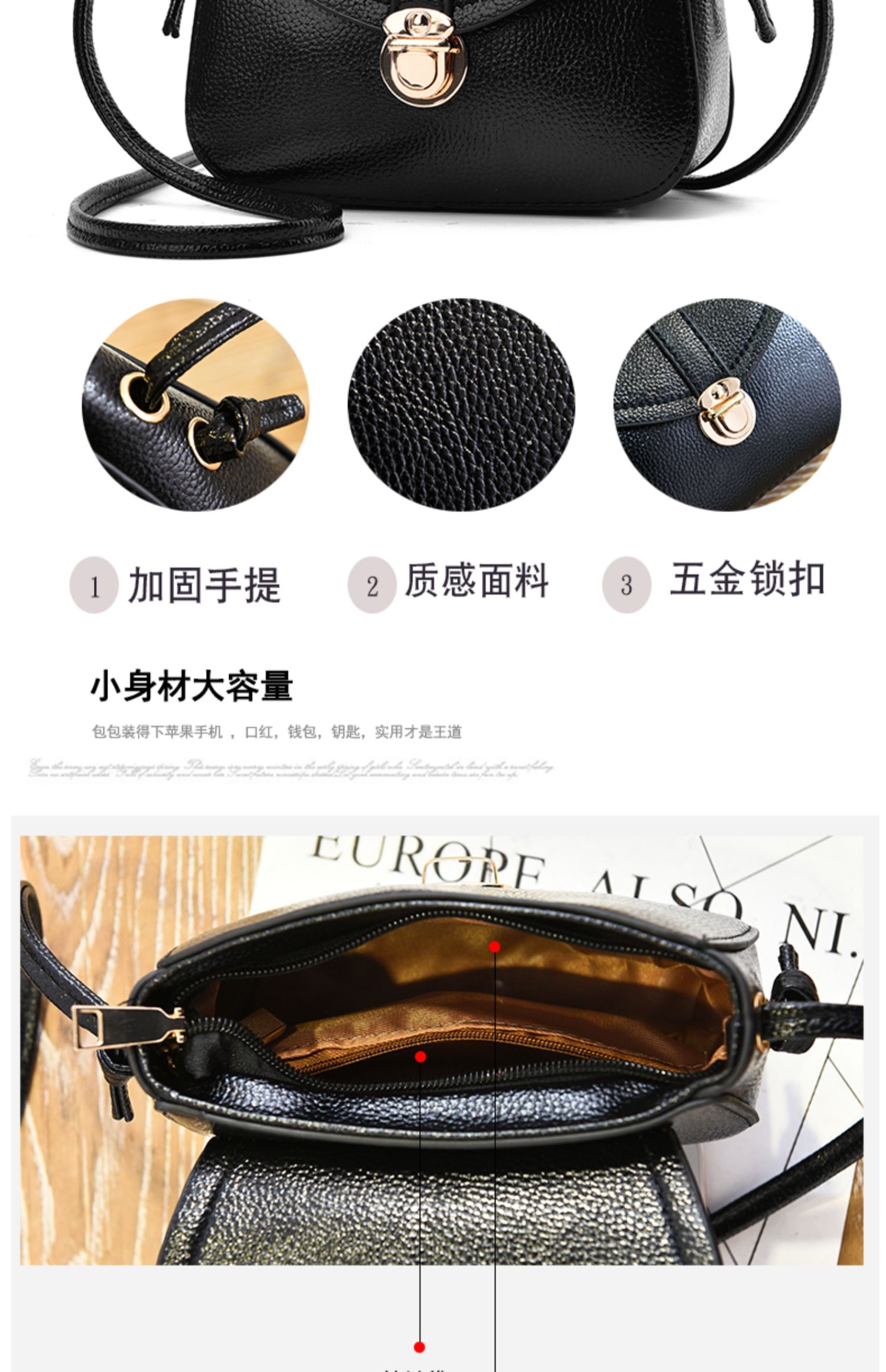 Mùa hè 2019 mới thời trang túi nhỏ ck nữ vai Messenger túi điện thoại di động túi nhỏ mùa hè túi điện thoại di động Hàn Quốc - Túi điện thoại móc túi đựng điện thoại