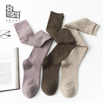 Request Dispensers Long Silo Socks Womens Day Series High Silo Socks Pure Cotton Anti-Cocks Long Cylinders Korean Version College Wind Over Knee Socks