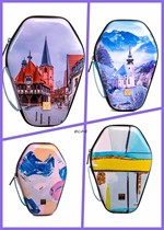 (Initial Table Tennis) TIBHAR new professional hard table tennis racket cover gourd-shaped racket protective cover