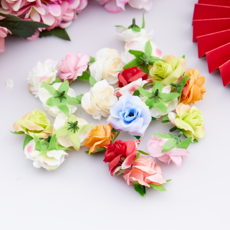 DIY Flower Arrangement High Emulation Flowers Rose head Floral Head Decorated Chest Flower shoes Flowers Wedding flowers Flowers Balls Fake Flowers-Taobao