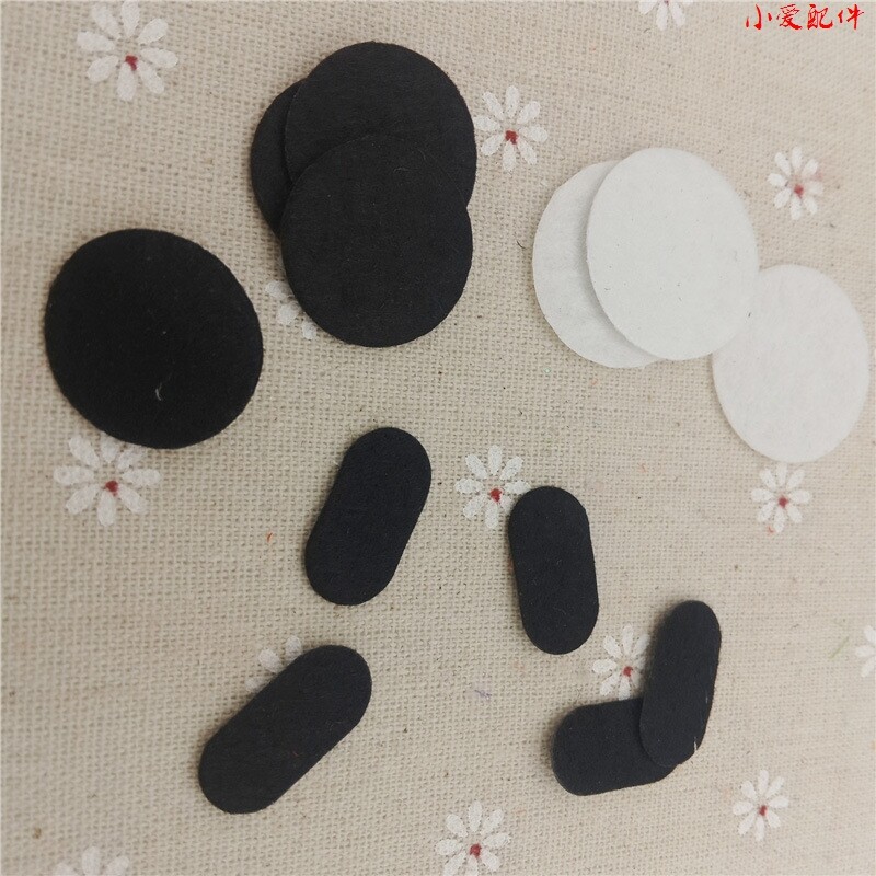 Unwoven Cloth Spacer Non-woven Bottom Topbottom Lining Round Handmade DIY Ornament Hair Accessories Material Wafer-Taobao