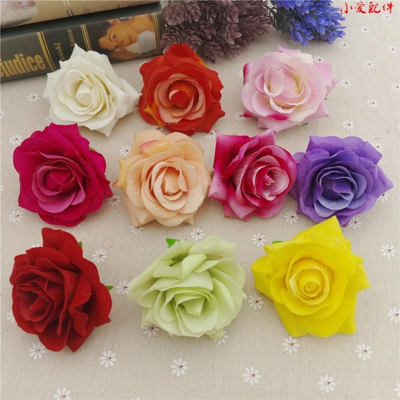 Valente Flower Ball Arch Flower Curbside Flower Emulation DIY Handmade Suede Bouquet Rose Flower Head Flower Arrangement Wedding Flower Fake Flowers