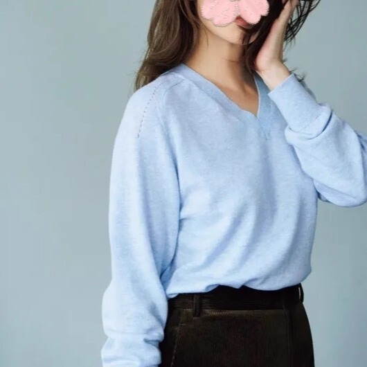 23Qu Original Italian Imported Yarn, Ultra-Fine Merino Wool and Cashmere, Thick Sweater