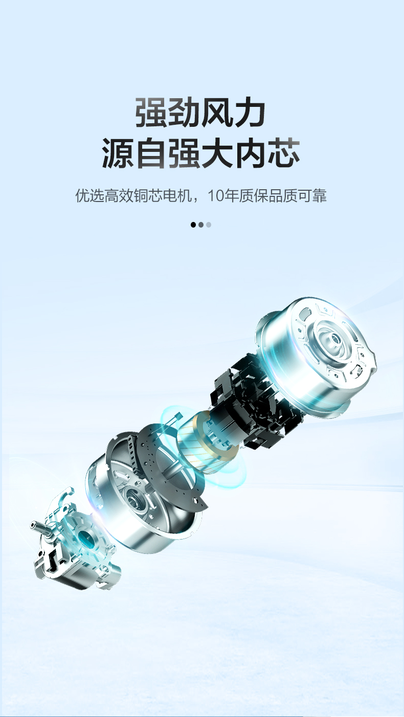美的 FS40-18C 极简台立式电风扇 1级能效 图6