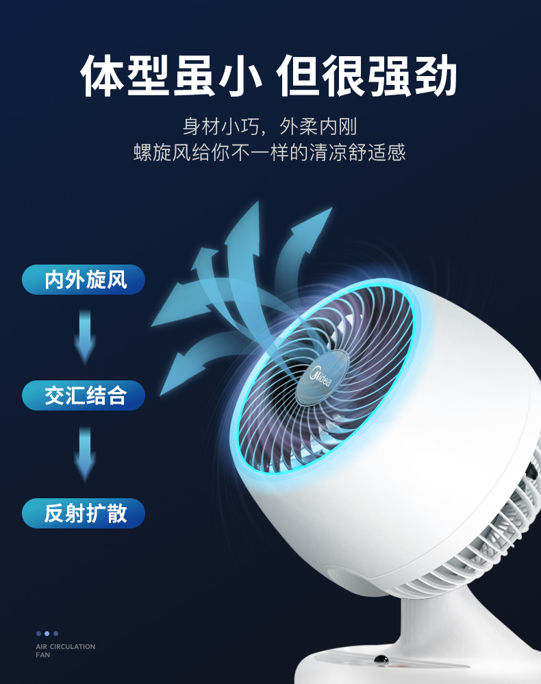 quạt treo tường senko điện máy xanh Quạt điện đẹp nhà máy tính để bàn lưu thông không khí quạt tua-bin đối lưu điều khiển từ xa câm quạt nhỏ - Quạt điện quạt điều hòa mini để bàn