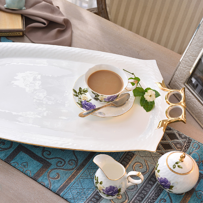 British tea suit European ceramic coffee set elegant gifts home coffee tea set