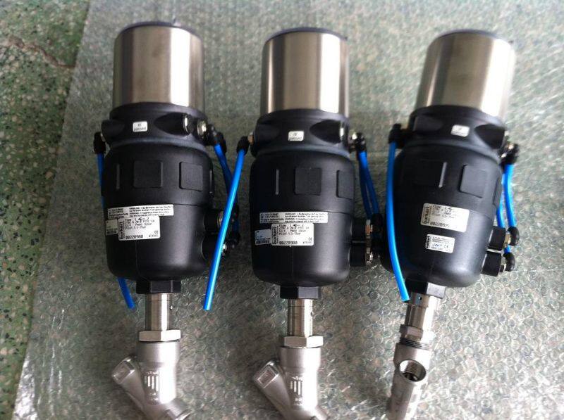 Proportional adjustable pneumatic angle seat valve replaces Baode 2782 8360 1067 valve positioner with two-point feedback