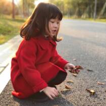 Childrens cashmere girl woolen coat woolen coat tweed foreign baby girl long childrens wool double face