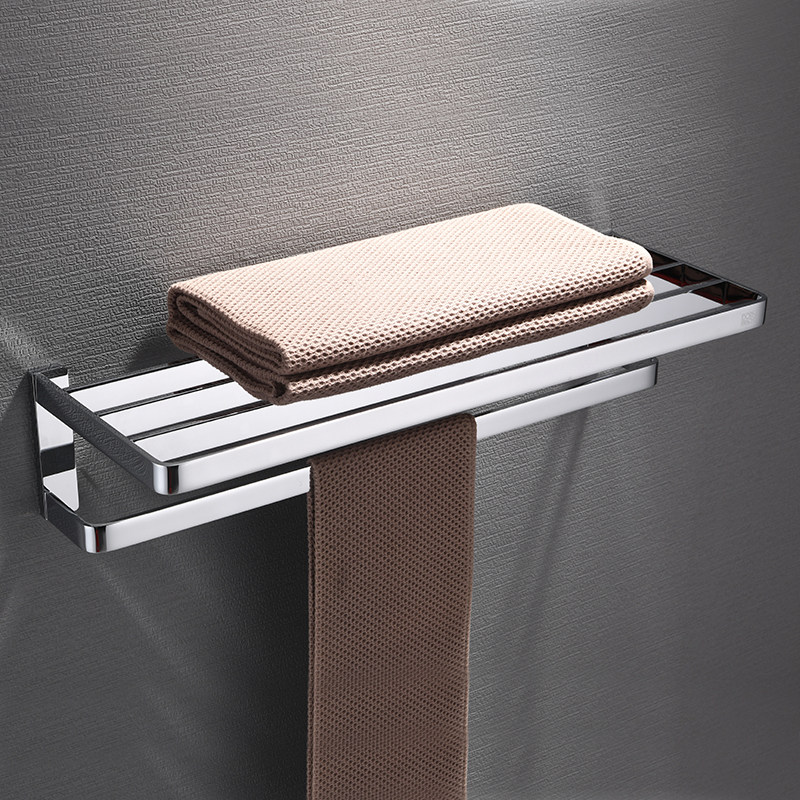 AUYYO Solid Copper Double Bathroom Towel Frame Bathroom Hardware Hardware