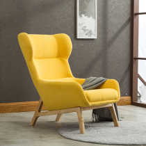 Nordic single sofa chair small apartment living room bedroom furniture simple modern lazy small sofa leisure tiger chair